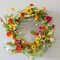 24" Mixed Daisy Wreath Bright & Cheerful Floral Wreath for Spring & Summer Decor